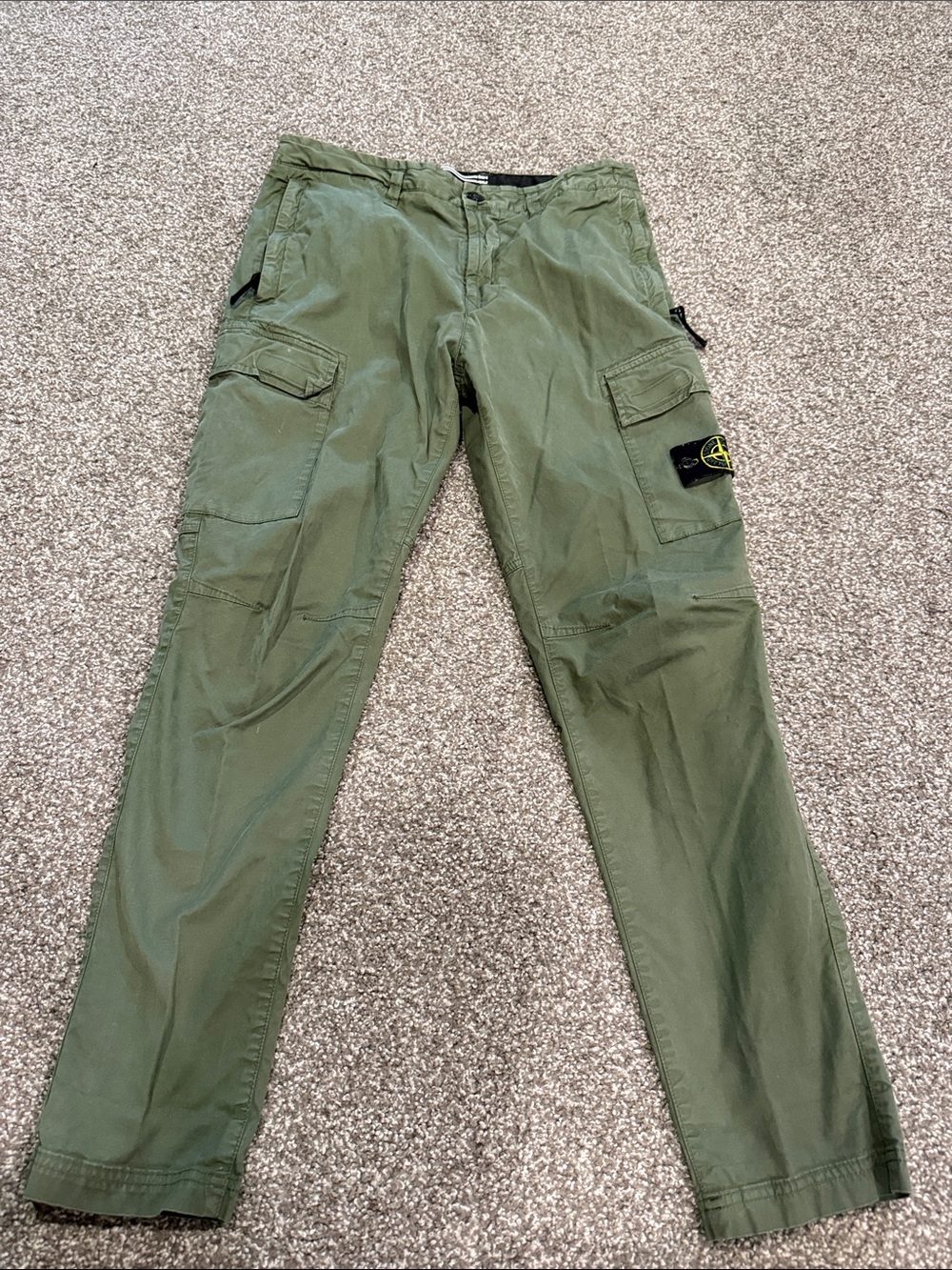 Stone Island Olive Men’s Cargo Pants